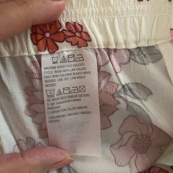 NWT Candace Cameron Bure Midi Skirt Floral Sz Large - Picture 5 of 5